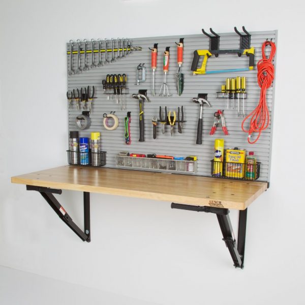 Bench Solution Folding Garage Workbench Workbench IdealWall Kit 3