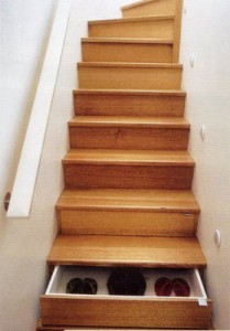 Stairway storage