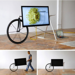 Portable TV idea for garage